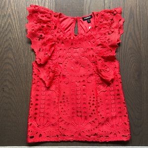 NWT Express Flutter Sleeve Top XS